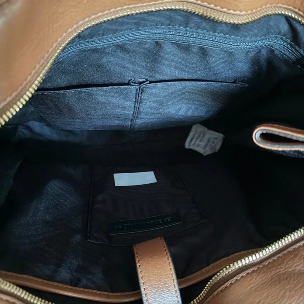 Rebecca Minkoff Always on Side‎ Zip Regan Tote in Almond Brown NWT